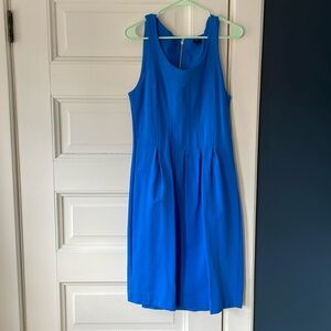 J Crew Blue Sleeveless Dress - 10 tall